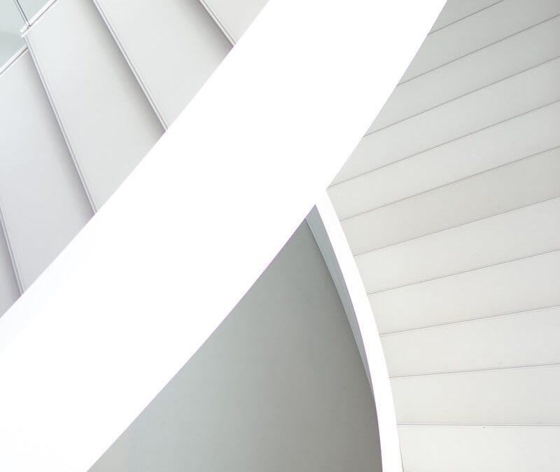 White Stairway. Architectural marvel!